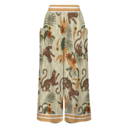 女士标码_宽松贴袋长裤_四面弹120g