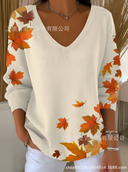 仿羊绒151_仿羊绒V领上衣散单标S_4XL