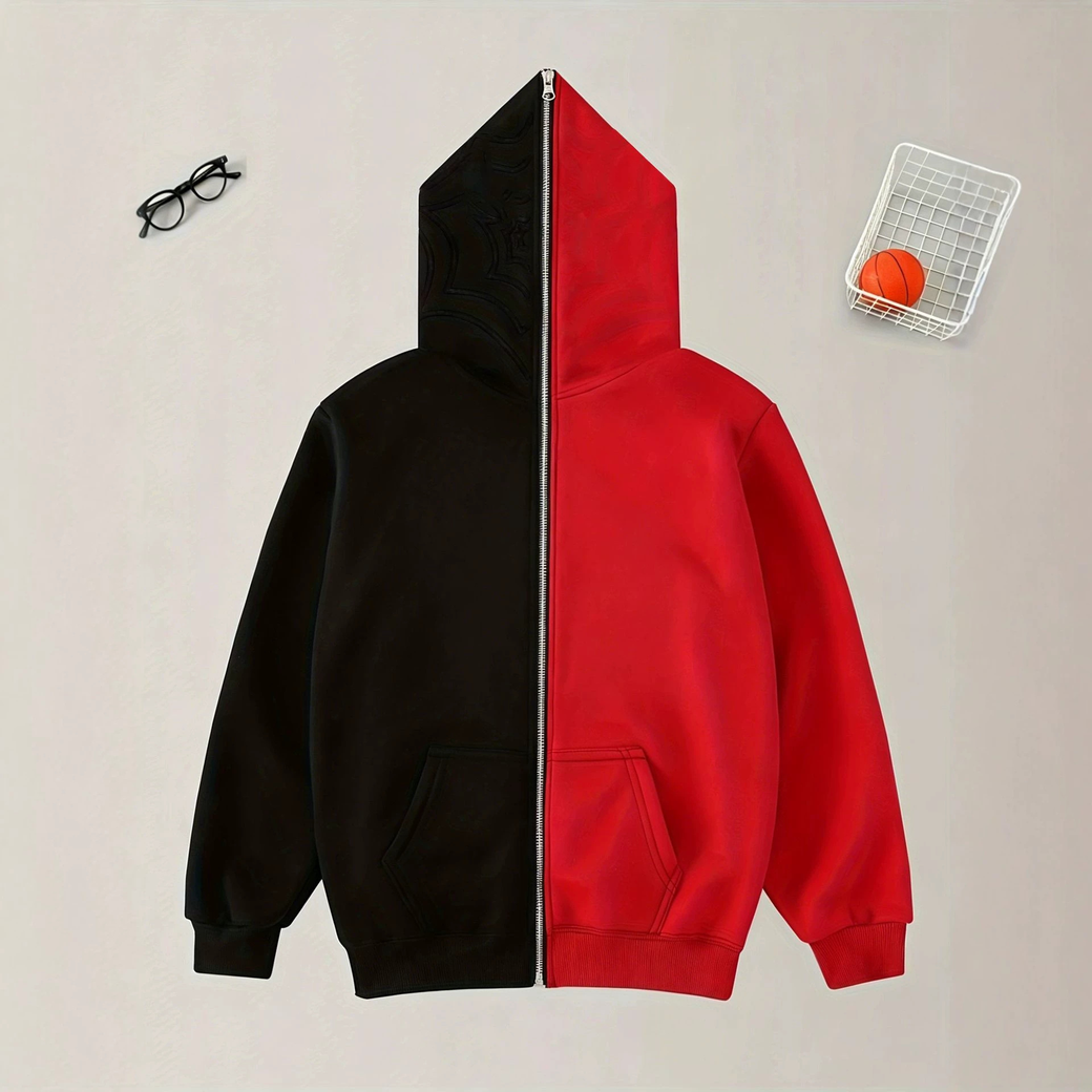 2D儿童_全拉链卫衣外套_拼色_16色