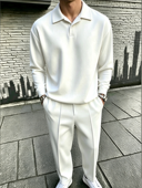 男装翻领长袖长裤套装_180平板