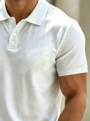 标码3扣男士POLO_160针眼