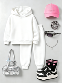 米哆250JKB儿童连帽卫衣套装